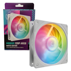 Ventilador Cooler Master Mobius 120p Blanco Argb 2400 Rpm