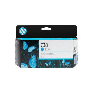Cartucho de Tinta  Plotter HP 738  Cian