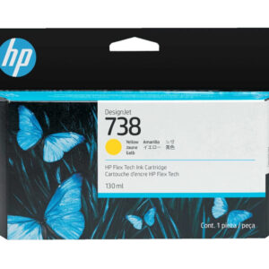 Cartucho de Tinta  Plotter HP 738 Amarillo