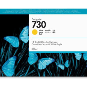 Cartucho de Tinta Plotter HP  730  Amarilla Alta Capacidad