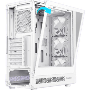 Gabinete Gamemax Storm 2AW 6Fan ARGB ATX Blanco