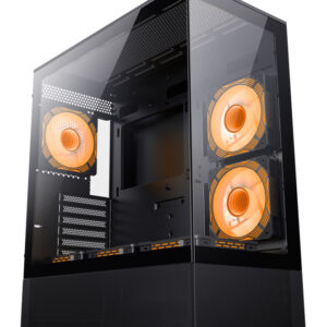 Gabinete Gamemax Vista AB 6Fanes Negro