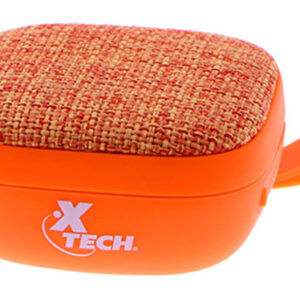 Parlante Mini X-Tech Portatil Naranja Bluetooht