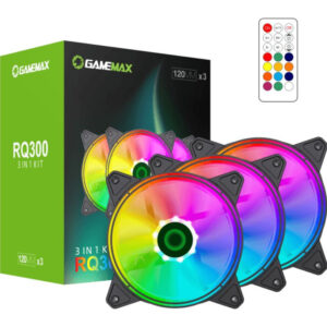 Kit Fan Gamema Gamemax RQ300 3 X Fans ARGB 12CM