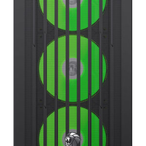 Gabinete Gamemax Leader 2BK 4Fan E-ATX Negro
