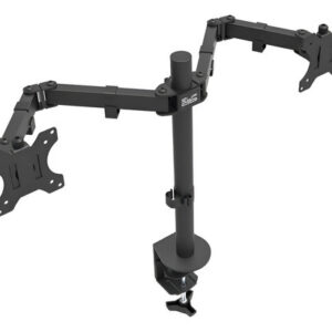 Klip Xtreme Soporte 2 Monitores 13-32  Giro 180 Inclinable Kpm-310