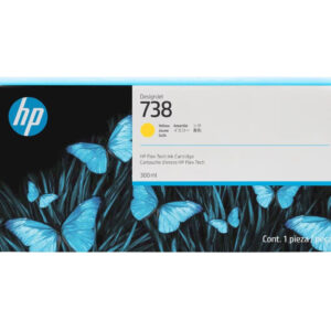 Cartucho de Tinta  Plotter HP   738  Amarillo  Alta Capacidad