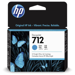 Cartucho de Tinta Plotter  HP 712 Cian