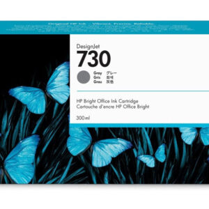 Cartucho de Tinta Plotter HP  730 Gris Alta Capacidad