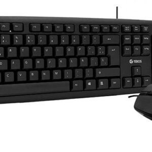 Combo Teclado y Mouse Teros TE-4062N USB Black