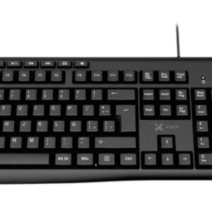 Combo teclado y Mouse Xtech español negro USB