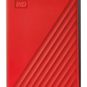Disco Externo HDD WESTERN DIGITAL MyPassport 4TB USB 3.2 Rojo