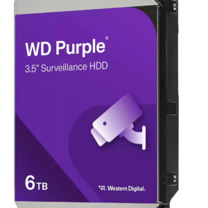 Disco Interno HDD WESTERN DIGITAL Purple 6TB 3.5" SATA 3.0 5400rpm