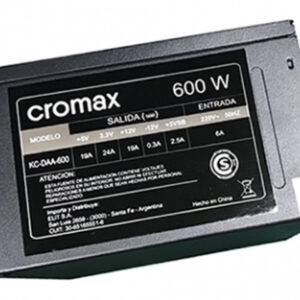 Fuente CROMAX KC-DAA-600 600W ATX 24 Pines