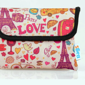 Funda p/Disco Externo Bags FNGPS/CAM-LP Love Paris Estampado