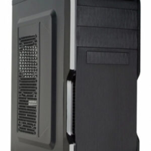 Gabinete CROMAX 2801 Kit Teclado Mouse Mid Tower C/Fuente 600W Black