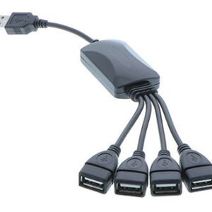 Hub Xtech 4-port USB cable