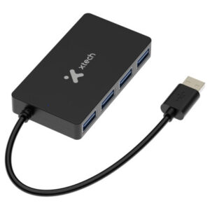 Hub Xtech, USB 3,0 de 4 puertos