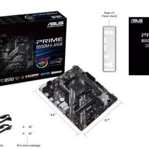 Motherboard ASUS PRIME B550M-K ARGB AM4 DDR4