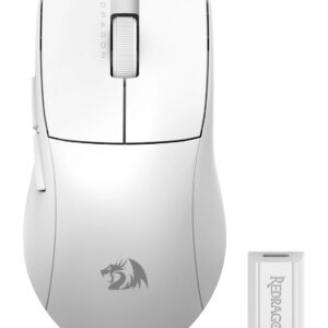 Mouse Inalámbrico Redragon King M916 Pro 4K Blanco