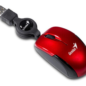 Mouse c/cable GENIUS Micro Traveler V2 Ruby