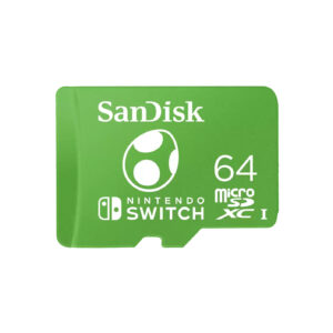 Tarjeta de Memoria Sandisk MicroSDXC 64GB UHS-I Card C10 U3 100Mb for Nintendo Switch Yoshi Edition