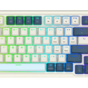 Teclado Redragon Eisa Pro K686 Blanco - Azul