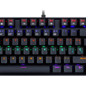 Teclado Redragon Kumara 2 K552 Rainbow Negro