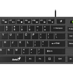 Teclado c/Cable GENIUS SlimStar 126 Negro
