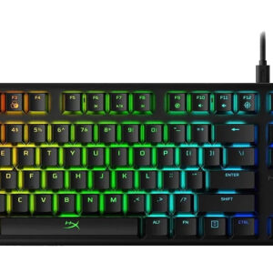 Teclado c/Cable HyperX Alloy Origins Core Red US Negro