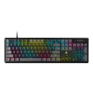 Teclado gamer mecánico Corsair K70 CORE RGB USB Gris EN