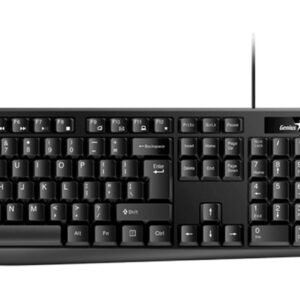 Teclado y Mouse c/Cable GENIUS KM-170 Negro