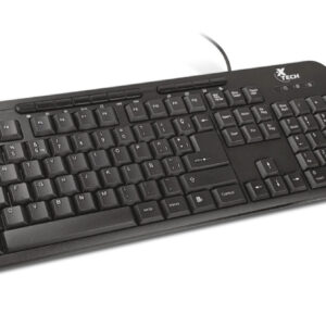 Teclado y Mouse c/Cable Xtech XTK-301S Negro