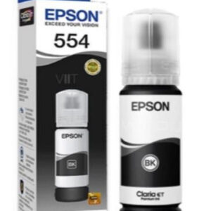 Botella de Tinta Epson 554 Negra Mate