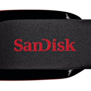 Pen Drive SANDISK Cruzer Blade 64GB USB 2.0 Tipo A Negro