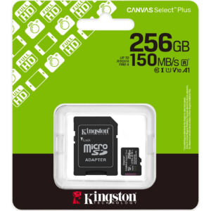 MICRO SD 256GB C10 KINGSTON CANVAS SELECT PLUS G3