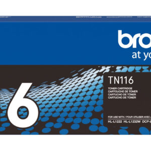 TONER BROTHER TN-116  1,000 PAG (NEGRO)