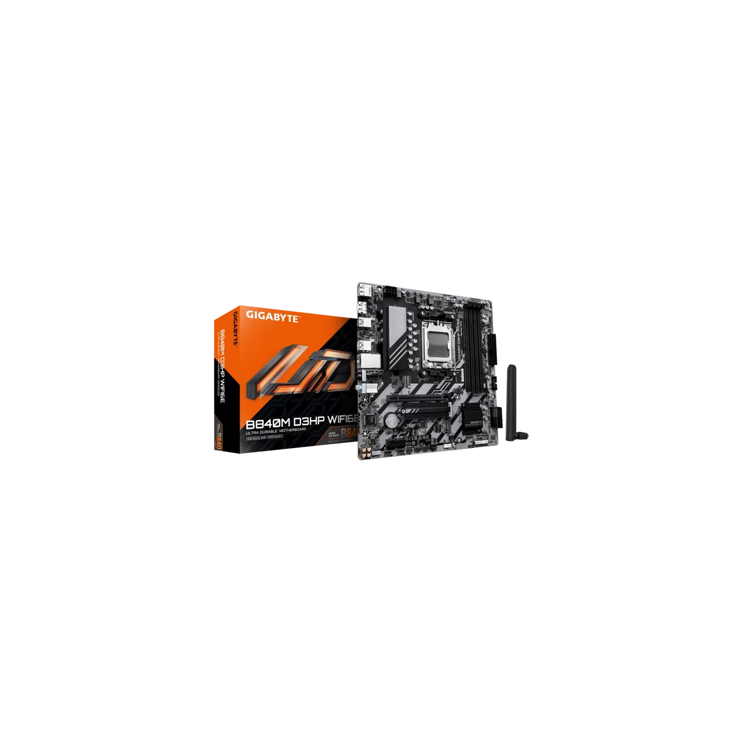 MB GIGABYTE AM5 B840M D3HP DDR5 BOX M-ATX