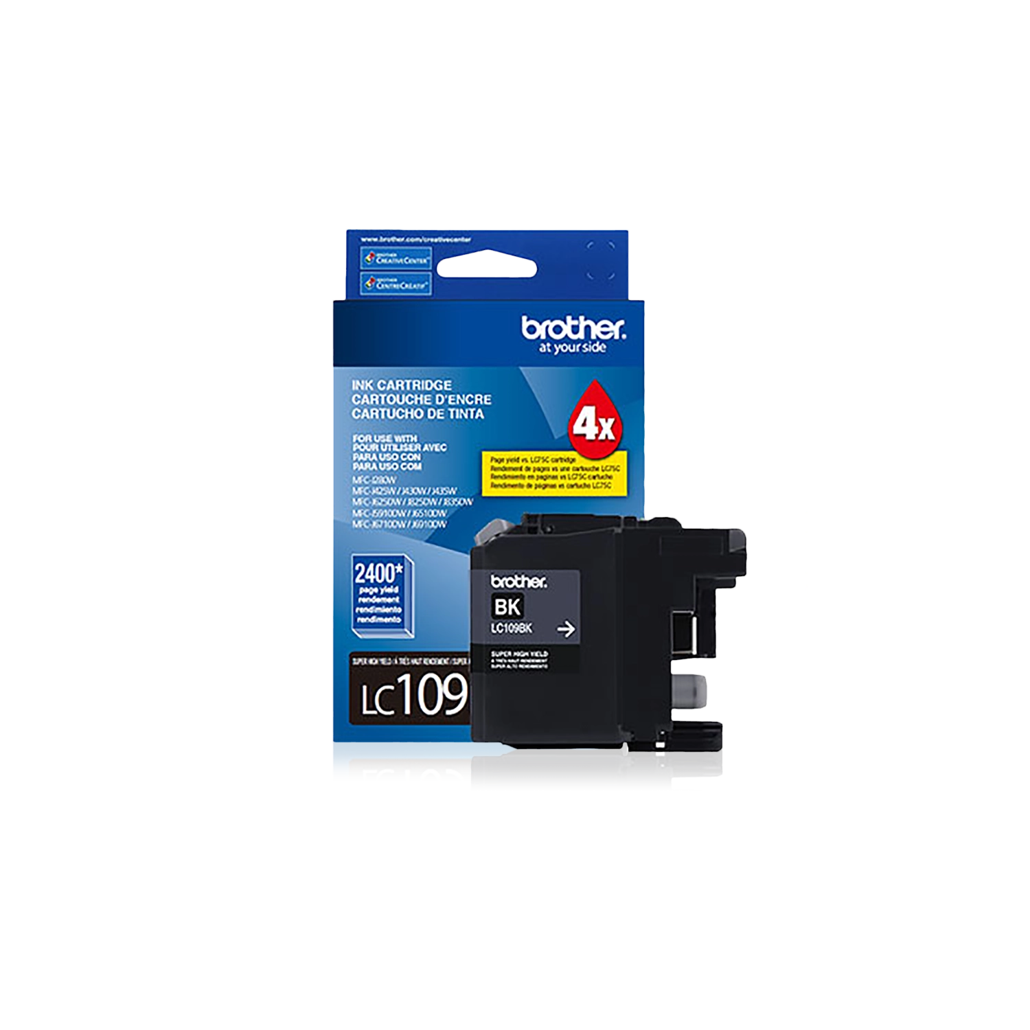 CARTUCHO BROTHER LC-107 1,200 PAG (NEGRO)