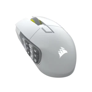 Mouse gamer CORSAIR MMO SCIMITAR ELITE Wireless SE, blanco