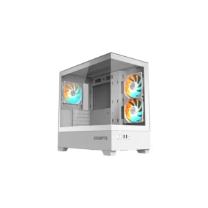 Gabinete GIGABYTE C201 PANORAMIC ICE BLANCO Mid Tower S/Fuente