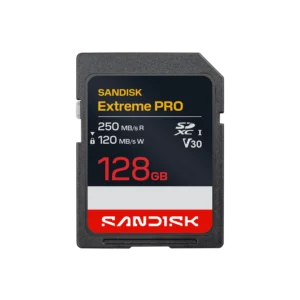 Tarjeta de Memoria SanDisk Extreme PRO SDXC 128GB UHS-I U3 V30 250MB/s