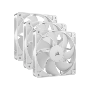 Kit de ventiladores CORSAIR PWM de 120 mm RS120 x3 blanco