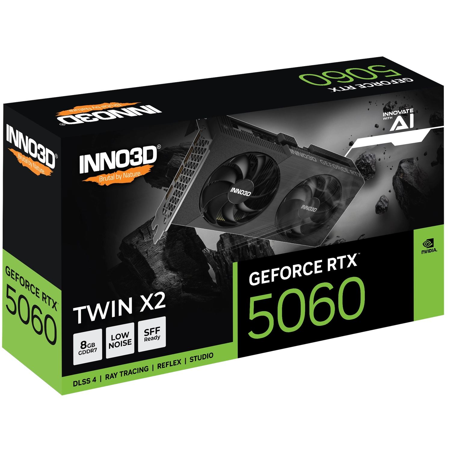 Placa de Video Inno3D GeForce RTX 5060 Twin X2 8GB - Imagen 4